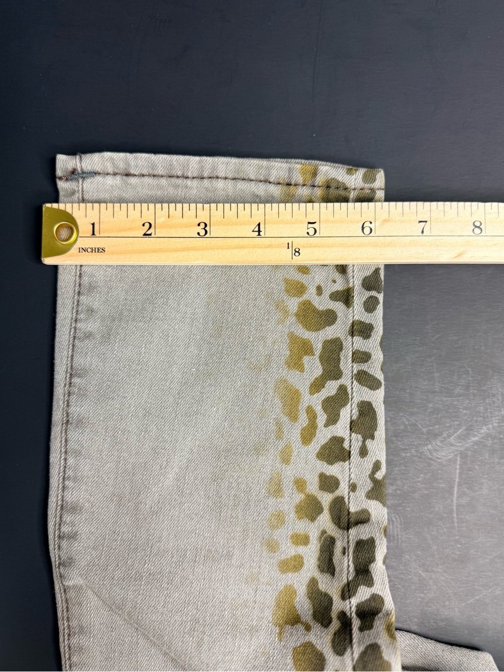 True Religion Jude Jeans Women’s 28 Made USA Leopard Animal Print Y2K - Picture 10 of 10